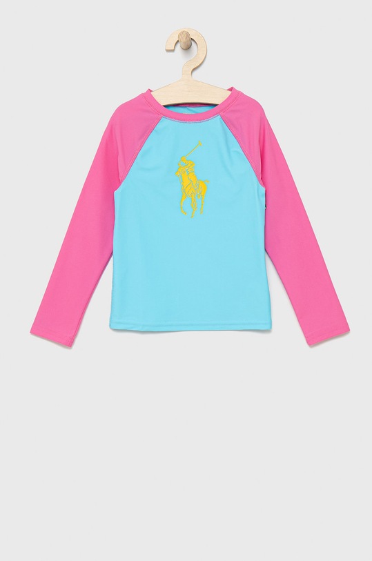 Fete Polo Ralph Lauren longsleeve de baie pentru copii 311862062001 multicolor