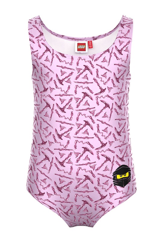Lego Wear costum de baie copii moale roz 12010536