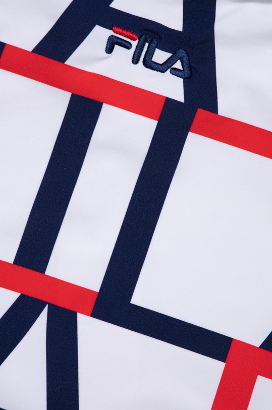 Dziewczynka Fila jednoczęściowy strój kąpielowy dziecięcy FAT0076 biały