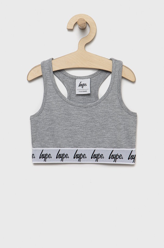 Hype biustonosz dziecięcy miękka szary CORE21.113