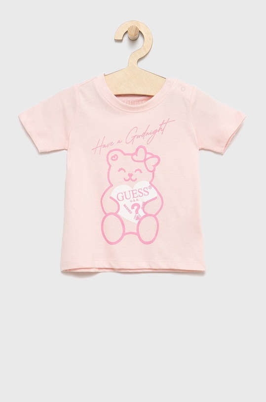 Dětské pyžamo Guess H1BT07.K8HM0 růžová AW22