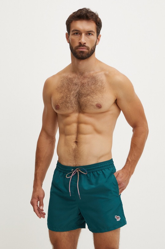 Paul Smith szorty kąpielowe Planet friendly turkusowy M1A.200A.AU285