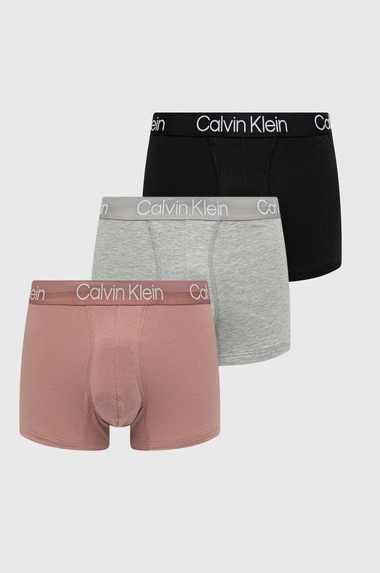 Μποξεράκια Calvin Klein Underwear εφαρμοστό σορτς μπόξερ κόκκινο 000NB2970A.PPYY