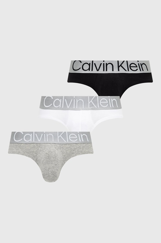 Calvin Klein Underwear alsónadrág (3 db) melanzs fehér 000NB3129A.PPYY