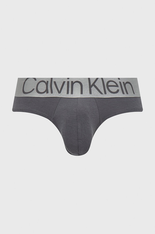 Calvin Klein Underwear slipy (3-pack) 000NB3129A.PPYY srebrny SS22