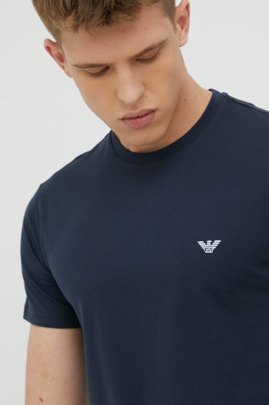 Emporio Armani Underwear piżama bawełniana 111339.2R576 111339.2R576 niebieski