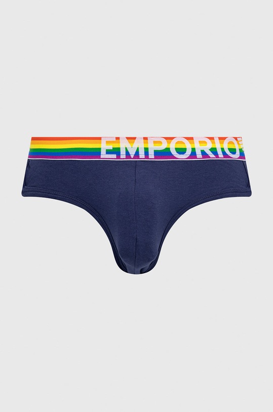 Emporio Armani Underwear slipy 111952.2R513 nadruk granatowy 111952.2R513