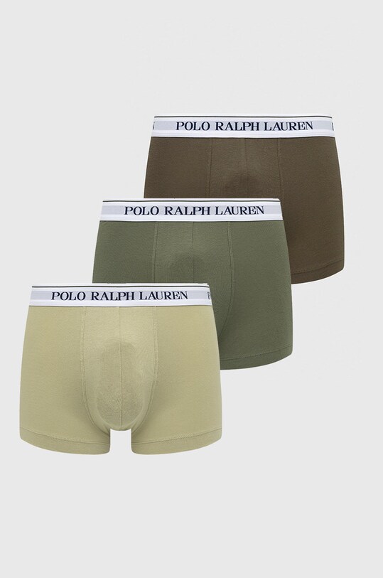 Polo Ralph Lauren bokserki (3-pack) 714830299047 dzianina zielony 714830299047