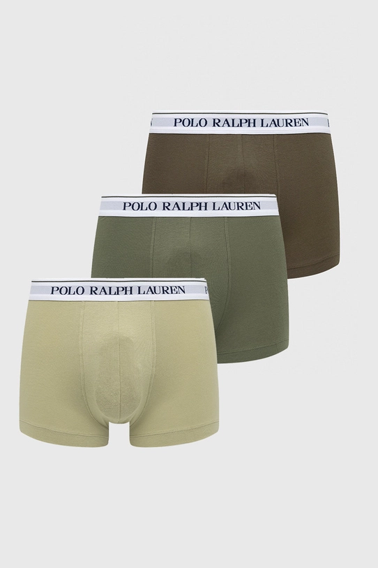 Boxerky Polo Ralph Lauren (3-pack) pletenina zelená 714830299047