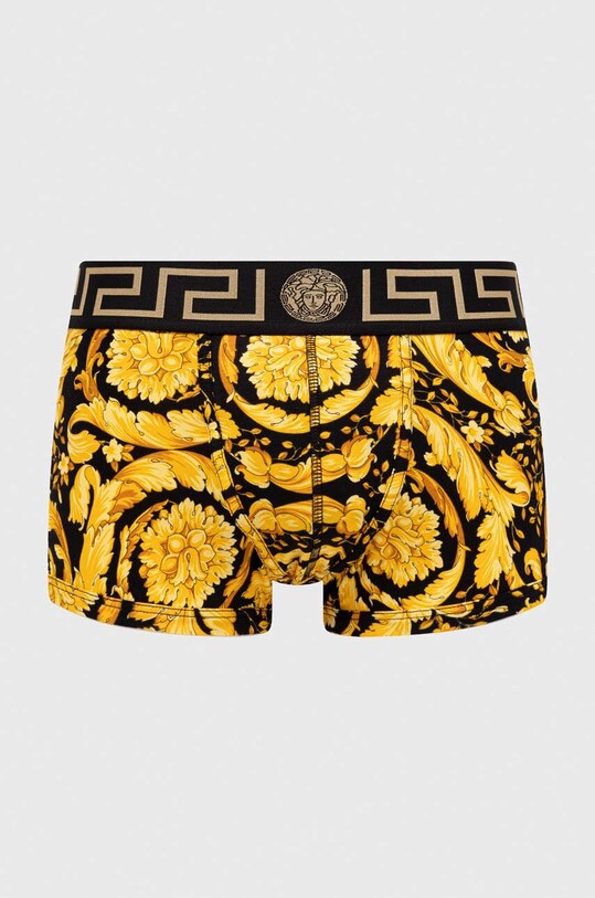 Versace boxer boxer aderenti nero 1000957
