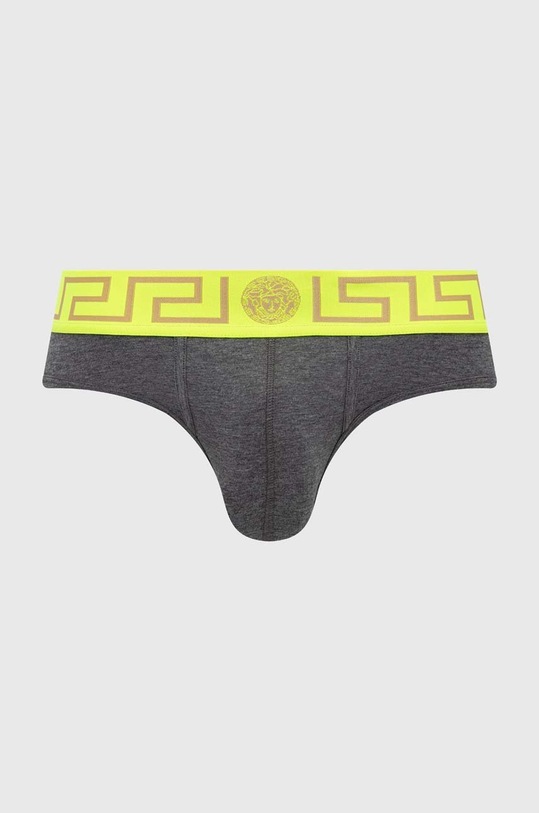 Versace slipy dzianina szary AU10027