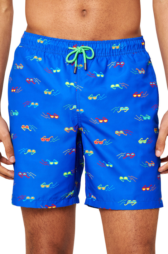 Happy Socks szorty kąpielowe granatowy SUD123.6300