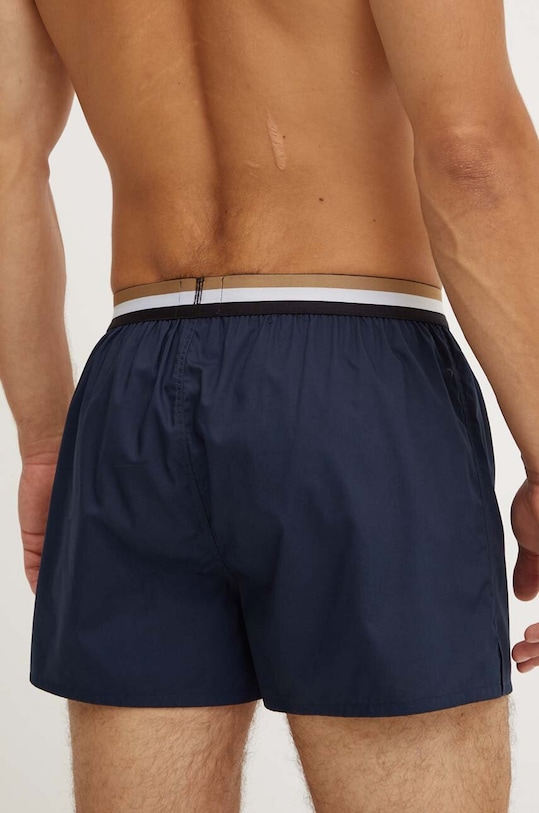 Βαμβακερό μποξεράκι BOSS 2-pack μπλε 50469762