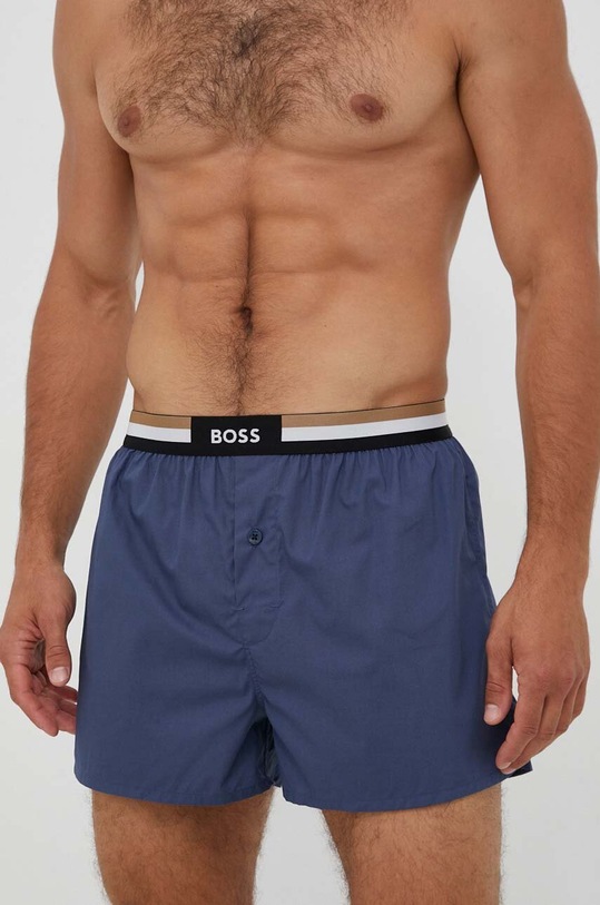 BOSS bokserki bawełniane 2-pack 50469762 granatowy AW24