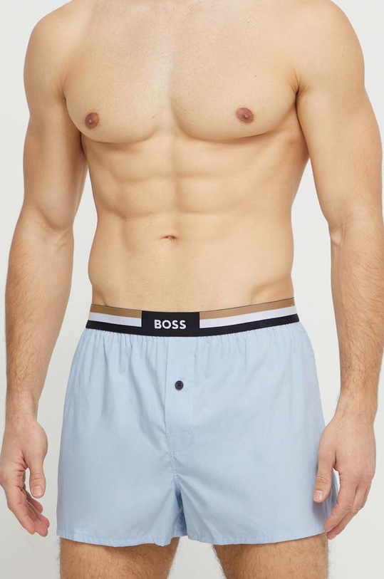 BOSS bokserki bawełniane 2-pack brązowy 50469762