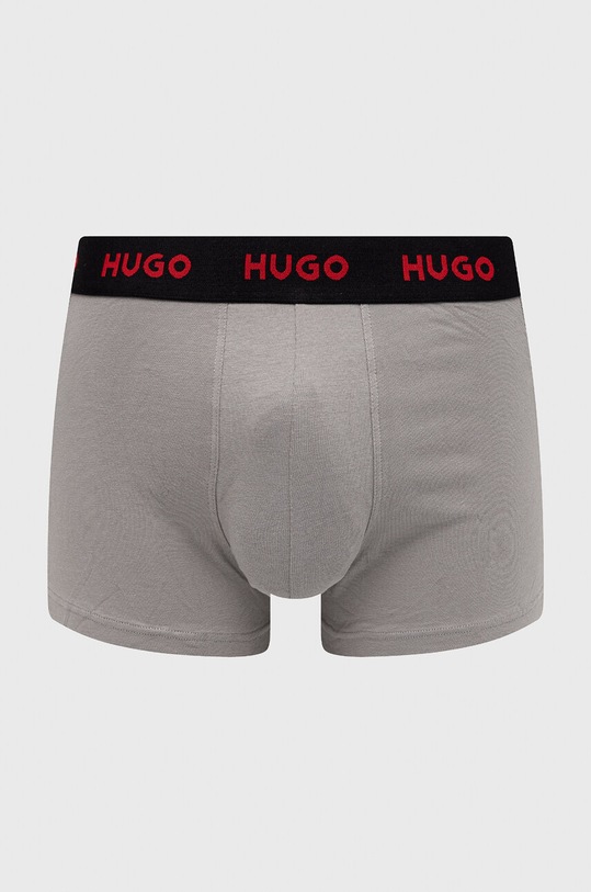 HUGO bokserki 3-pack 50469766 szary SS24