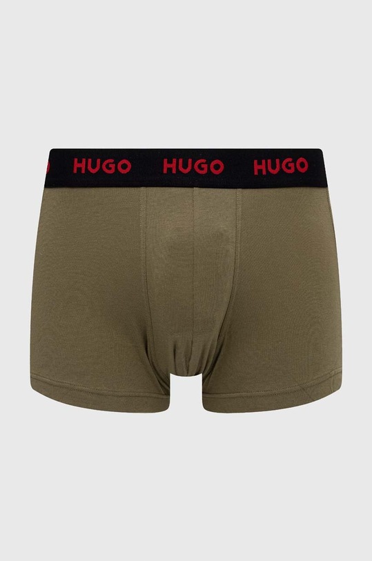 HUGO bokserki 3-pack zielony 50469766
