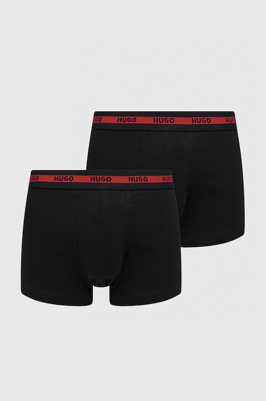 HUGO bokserki (2- pack) 50469775 dzianina czarny 50469775