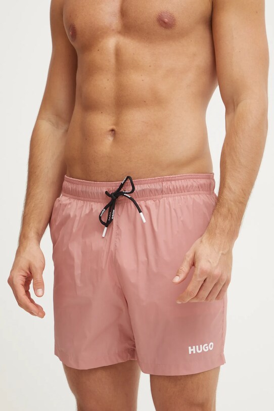 HUGO pantaloni scurți de baie roz 50469304
