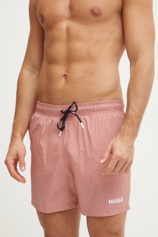 Plavkové šortky HUGO ružová 50469304