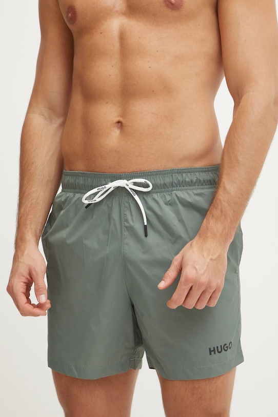 HUGO pantaloni scurți de baie verde 50469304