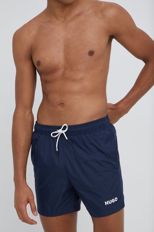Plavkové šortky HUGO HAITI tmavomodrá 50469312