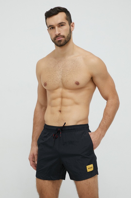 HUGO fürdőnadrág 50469323 fekete SS25