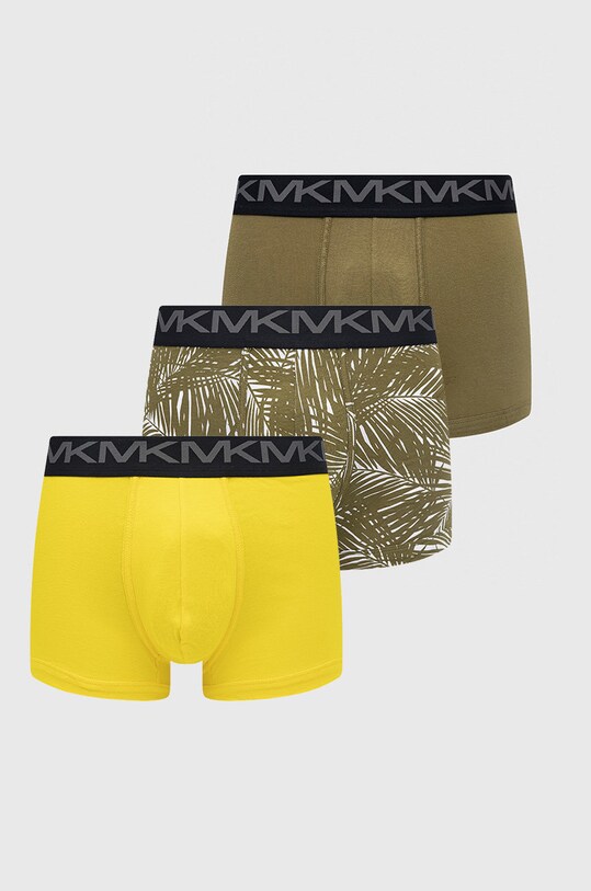 Boxerky MICHAEL Michael Kors (3-pak) jednofarebný zelená 6S21T10033