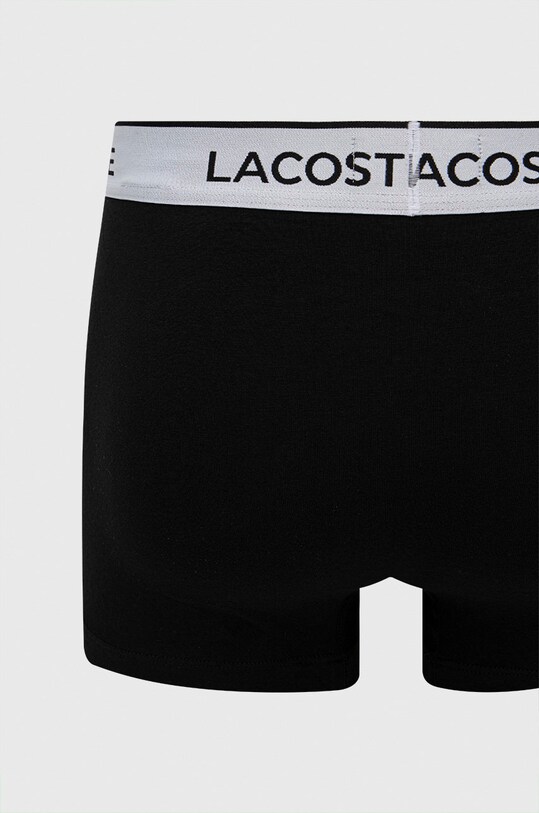 Odzież Lacoste bokserki (3-pack) 5H8385 5H8385 czarny