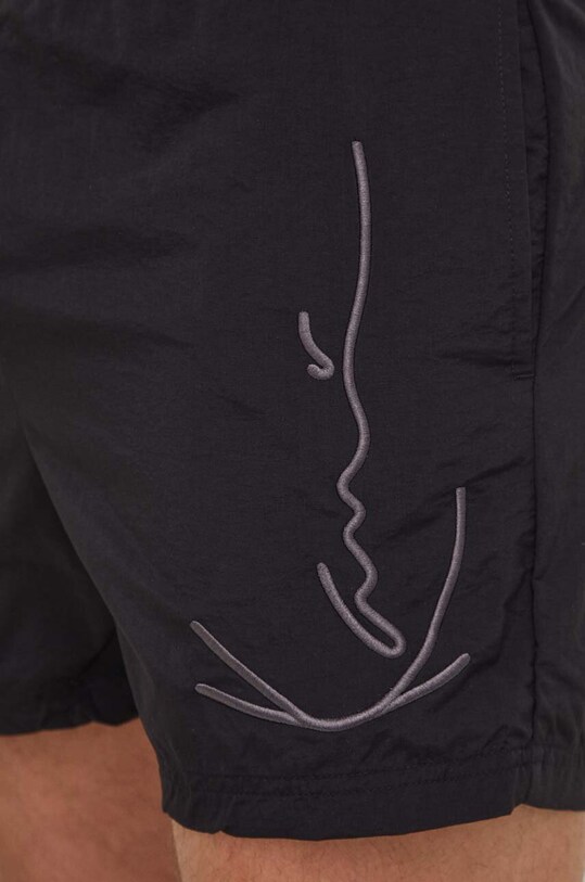 Karl Kani pantaloni scurti de baie negru KMSW01100101