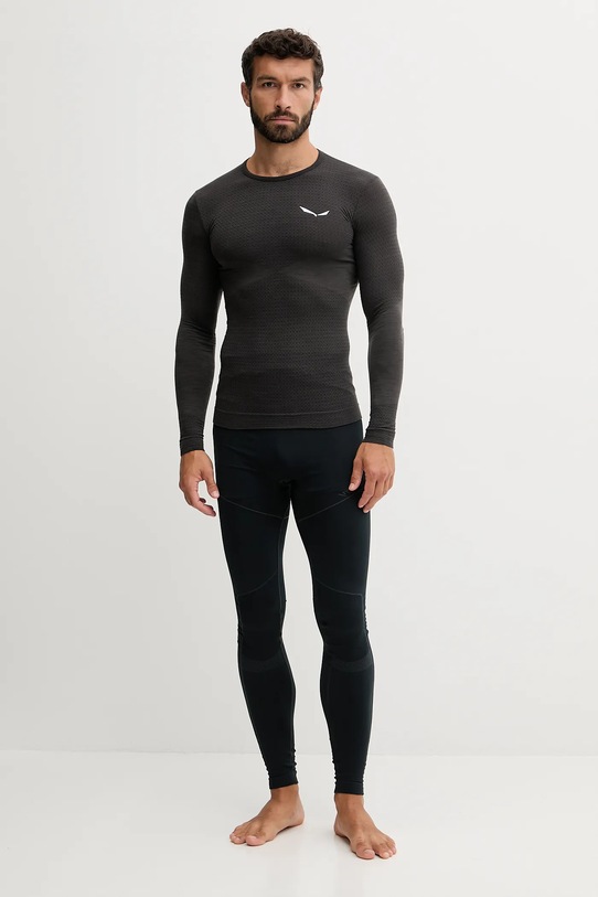 Salewa ισοθερμικό μακρυμάνικο 00.0000027957 γκρί AW25