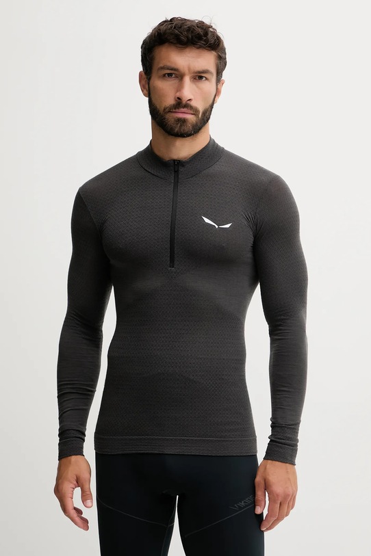 Salewa longsleeve funkcyjny szary 00.0000027967