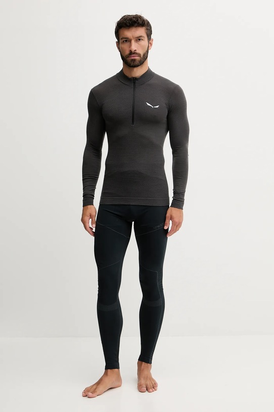 Salewa longsleeve funkcyjny 00.0000027967 szary AW25