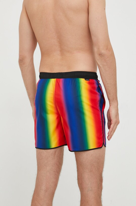 Plavkové šortky Calvin Klein KM0KM00749.PPYY vícebarevná SS22