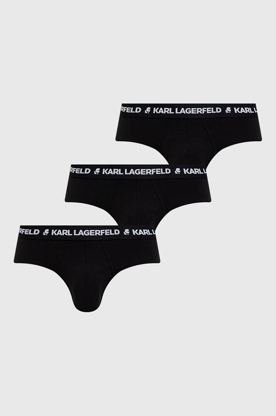 Spodní prádlo Karl Lagerfeld (3-pack) pletenina černá 211M2103.51