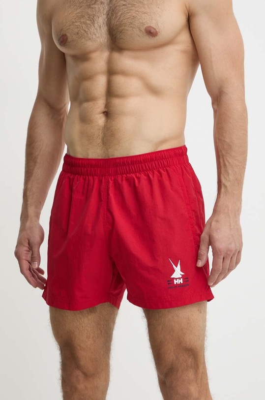 Plavkové šortky Helly Hansen Cascais červená 34031