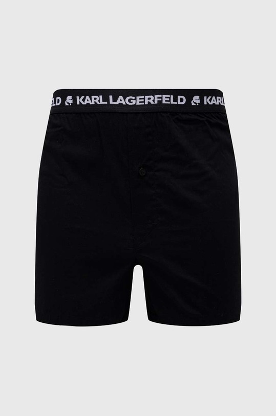 Bavlnené boxerky Karl Lagerfeld tmavomodrá 221M2134