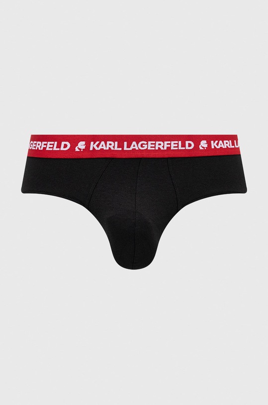 Karl Lagerfeld slipy (3-pack) 220M2121.61 220M2121.61 czerwony SS22