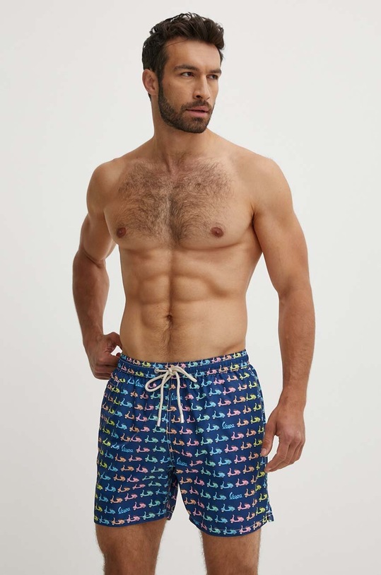 MC2 Saint Barth szorty kąpielowe LIGHTING MICRO FANTASY Planet friendly granatowy LIG0003