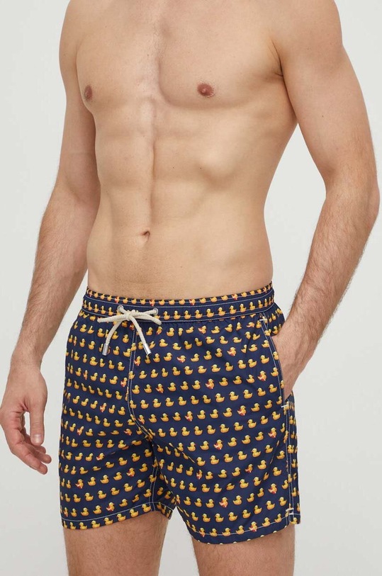 MC2 Saint Barth szorty kąpielowe LIGHTING MICRO FANTASY Planet friendly granatowy LIG0003