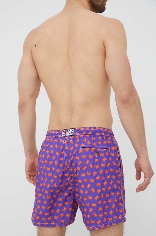 MC2 Saint Barth szorty kąpielowe LIGHTING MICRO FANTASY Planet friendly fioletowy LIG0003