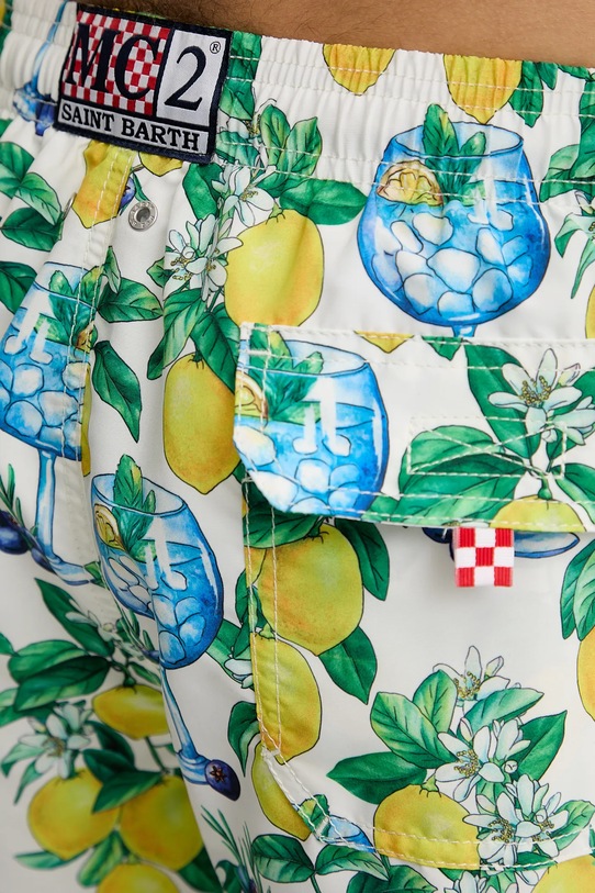 MC2 Saint Barth pantaloncini da bagno bianco GUS0001