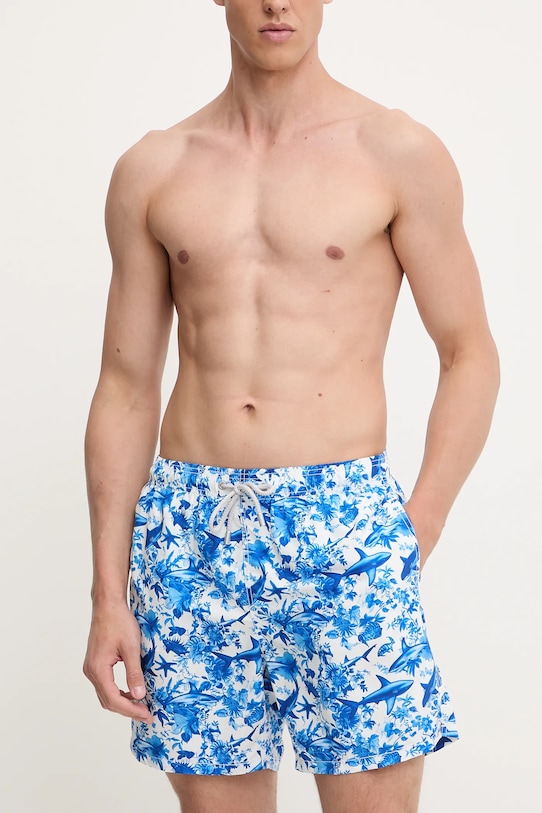 Kopalne kratke hlače MC2 Saint Barth modra GUS0001