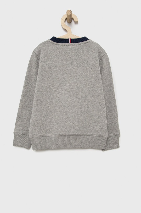 Tommy Hilfiger bluza bawełniana dziecięca KB0KB07115.PPYY szary SS22