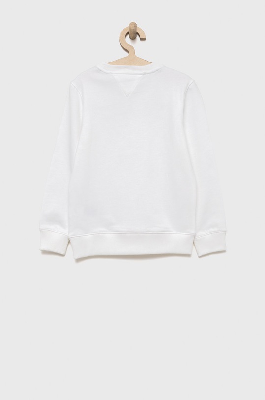 Tommy Hilfiger hanorac de bumbac pentru copii KS0KS00204.PPYY alb SS22