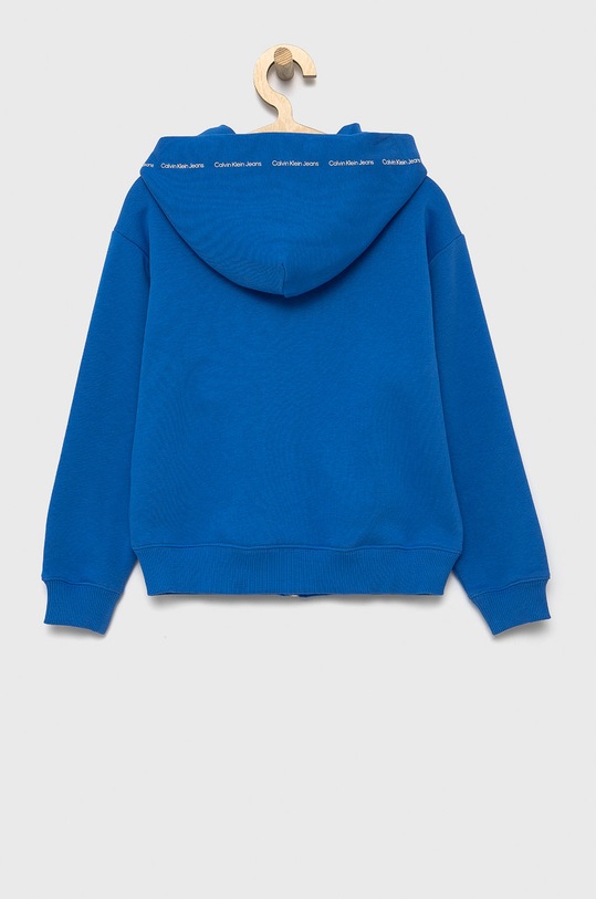 Detská mikina Calvin Klein Jeans IB0IB01124.PPYY modrá SS22