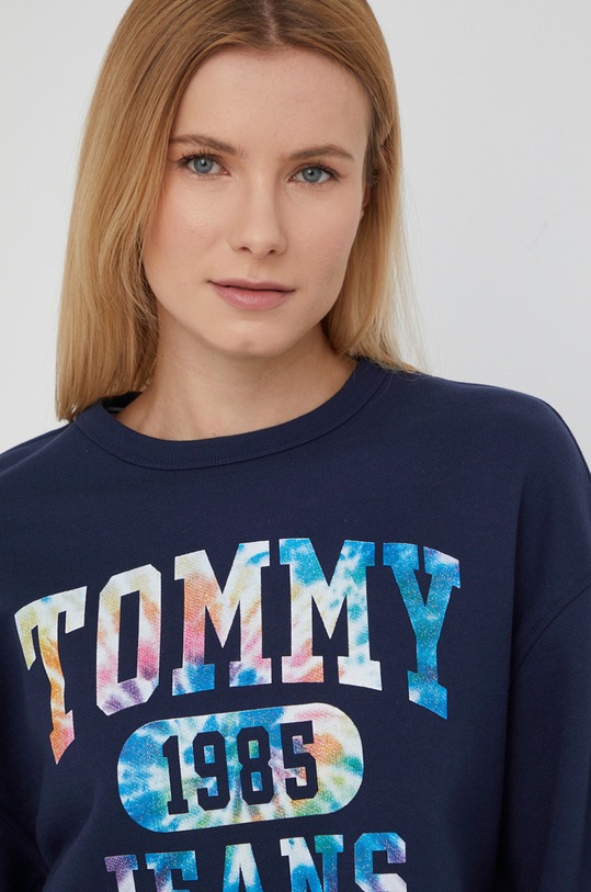 Tommy Jeans hanorac de bumbac DW0DW12048.PPYY bleumarin
