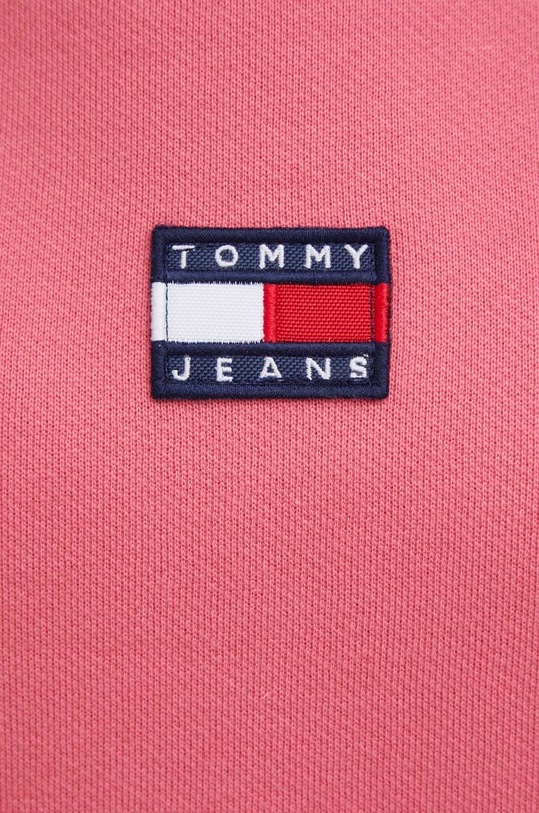 Bavlnená mikina Tommy Jeans DW0DW10402.PPYY ružová