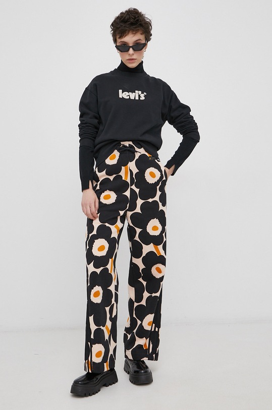 Levi's Bluza bawełniana 18686.0056 czarny SS22