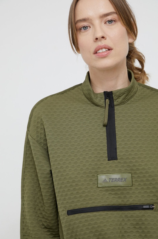 Športová mikina adidas Performance GQ4264 zelená GQ4264